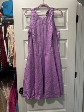 Ralph Lauren Lavender Sleeveless Midi Dress